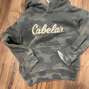 Cabela's Gray Hoodie Sweatshirt Casual Comfort